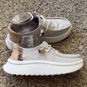 Hey Dude Wendy Peak Woven Platform Slip On | Size 7
